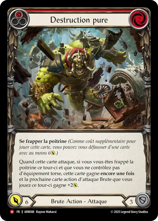 Card: Bare Destruction (red)