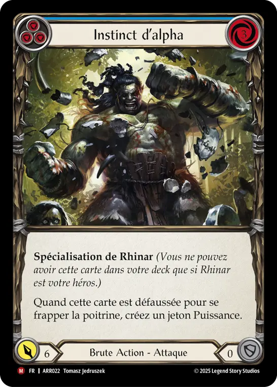 Card: Alpha Instinct (blu)