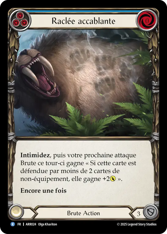 Card: Barraging Beatdown (blu)