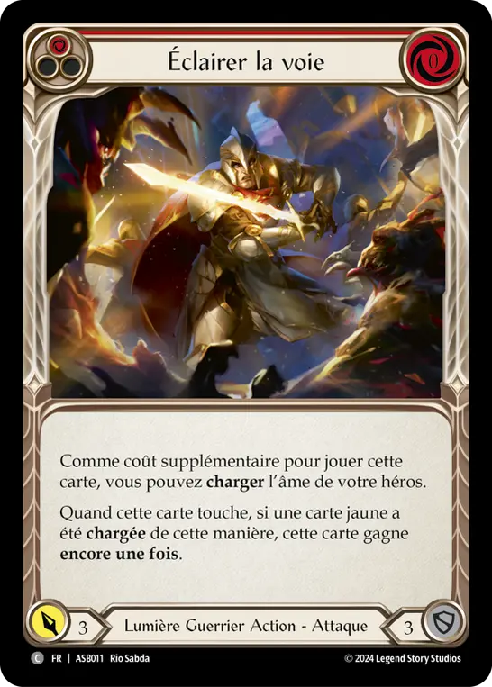 Card: Light the Way (red)