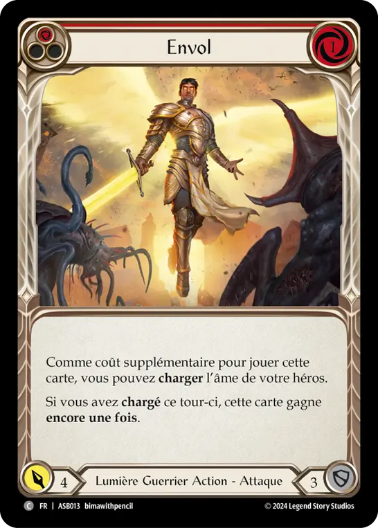 Card: Take Flight (red)