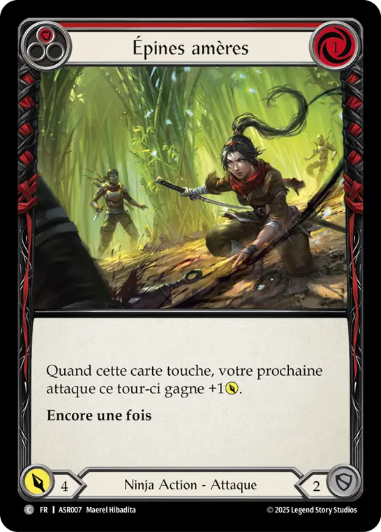 Card: Bittering Thorns (red)