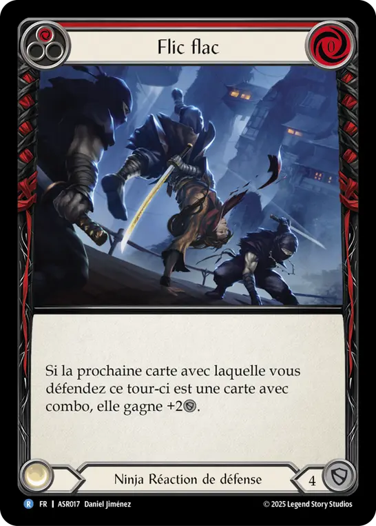 Card: Flic Flak (red)