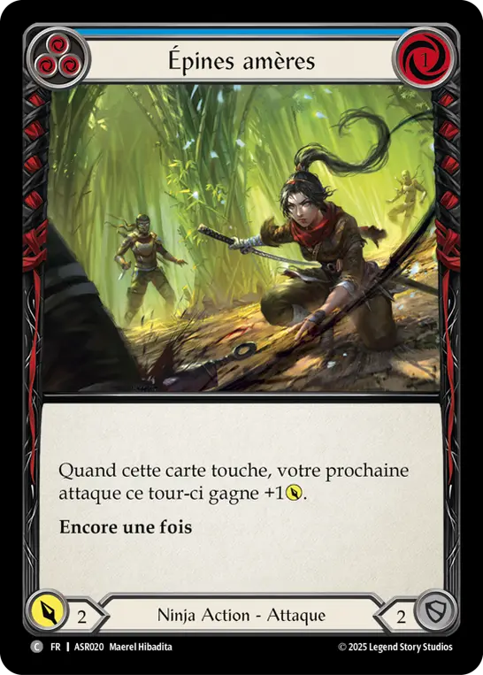 Card: Bittering Thorns (blu)