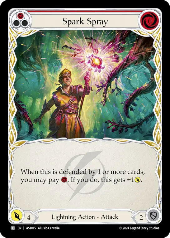 Card: Spark Spray (red)