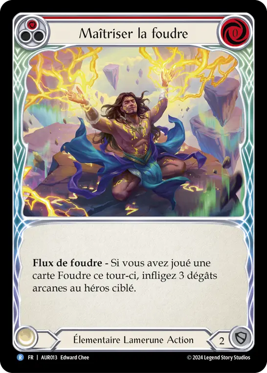 Card: Harness Lightning (red)
