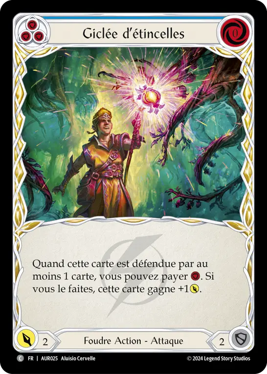 Card: Spark Spray (blu)