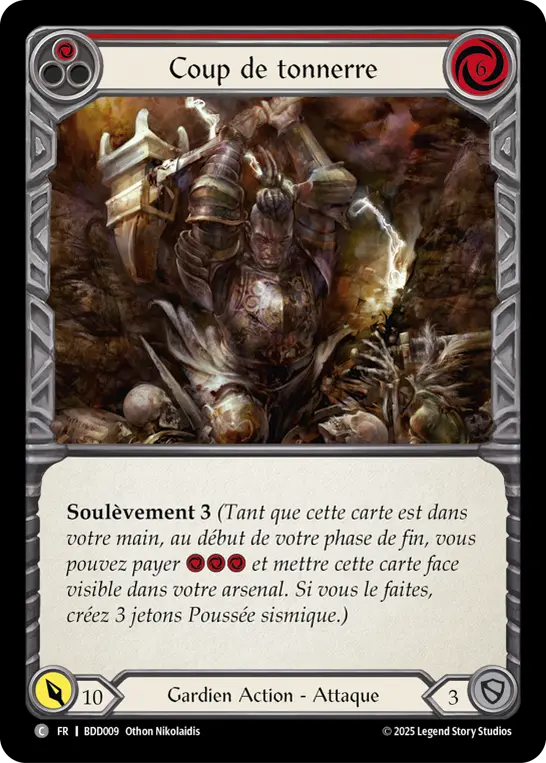 Card: Thunder Quake (red)