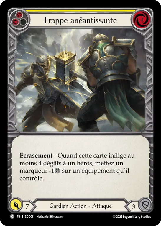 Card: Buckling Blow (yel)