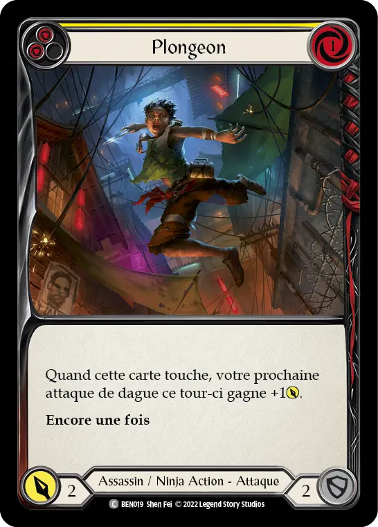Card: Plunge (yel)