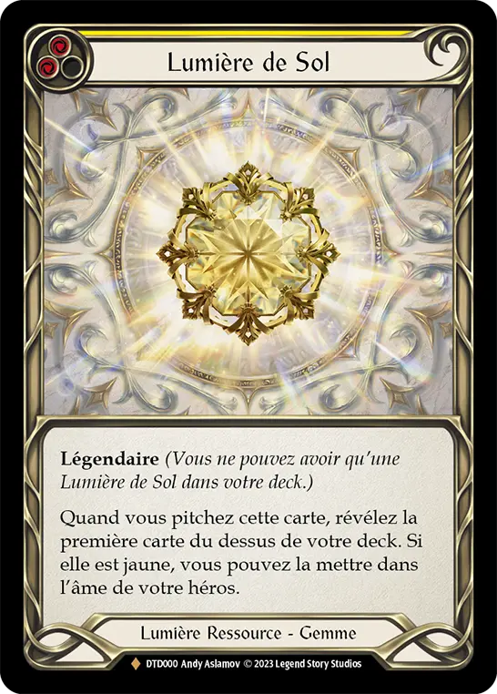 Card: Light of Sol (yel)