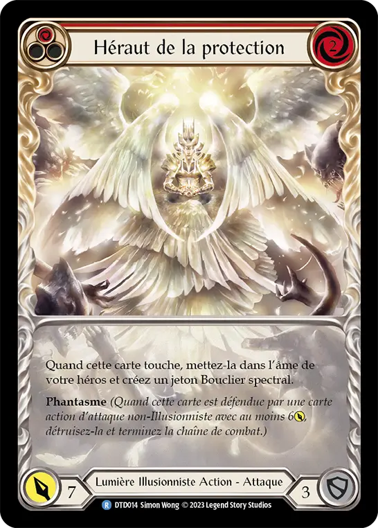 Card: Herald of Protection (red)