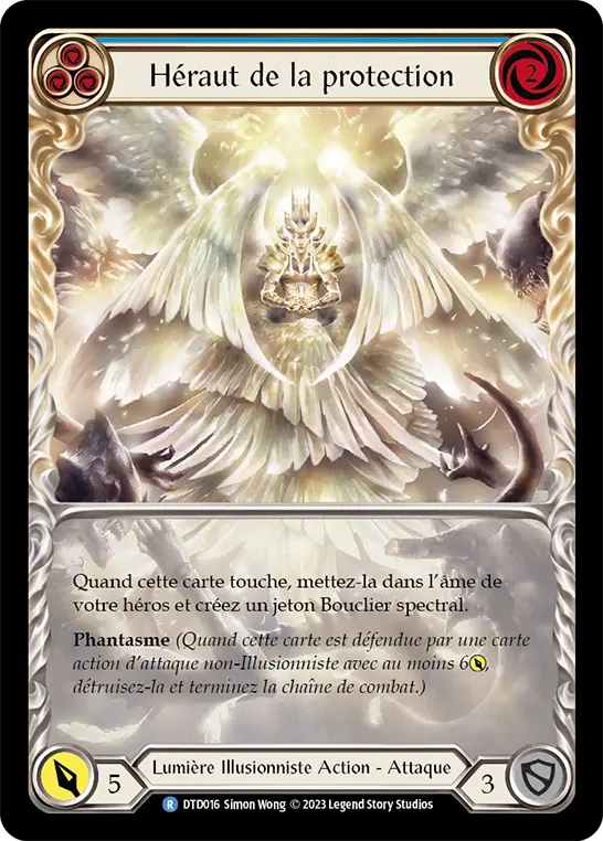 Card: Herald of Protection (blu)
