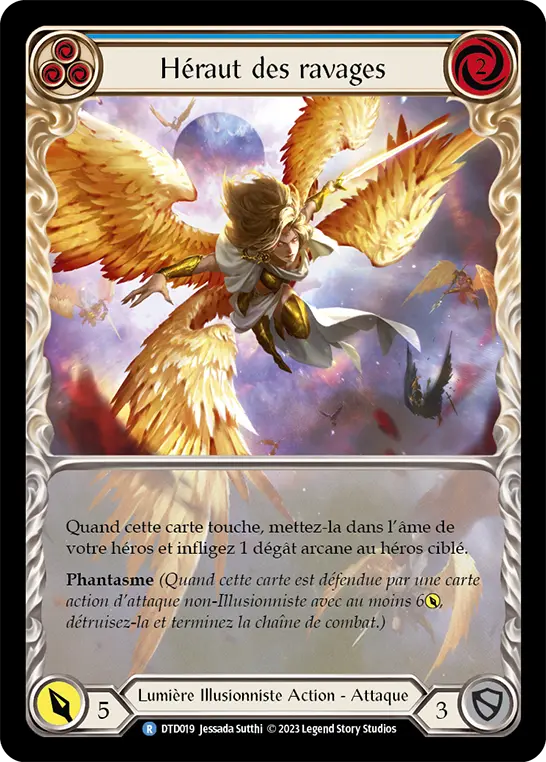 Card: Herald of Ravages (blu)