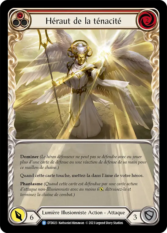 Card: Herald of Tenacity (red)
