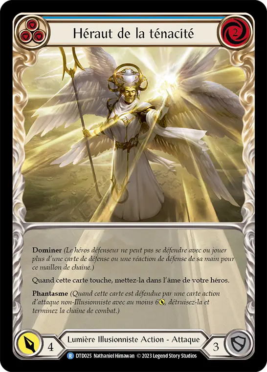 Card: Herald of Tenacity (blu)