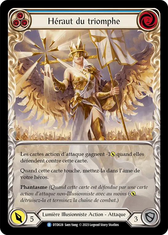 Card: Herald of Triumph (blu)