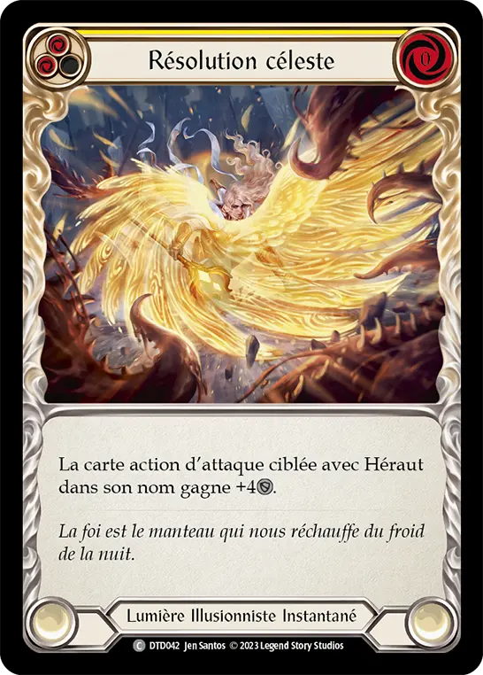 Card: Celestial Resolve (yel)