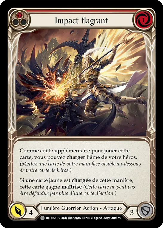 Card: Glaring Impact (red)