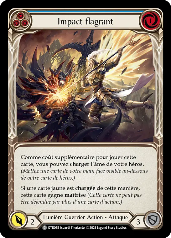 Card: Glaring Impact (blu)