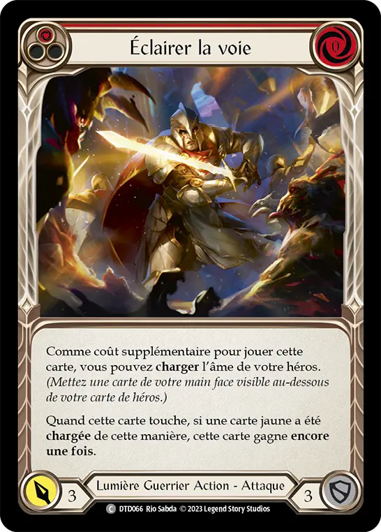 Card: Light the Way (red)