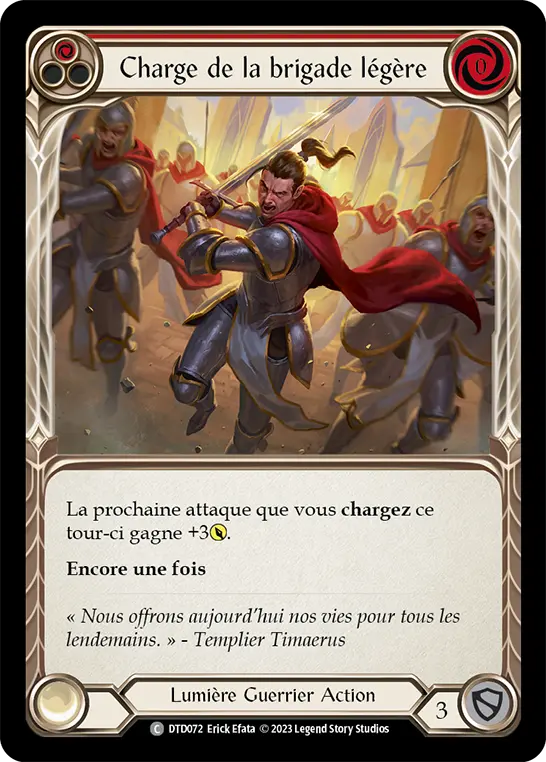 Card: Charge of the Light Brigade (red)