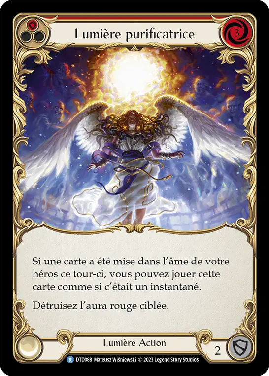 Card: Cleansing Light (red)