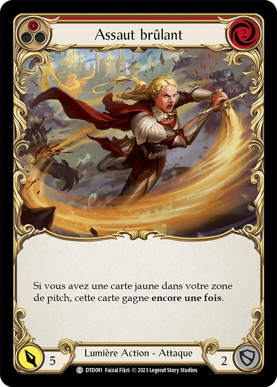 Card: Blistering Assault (red)
