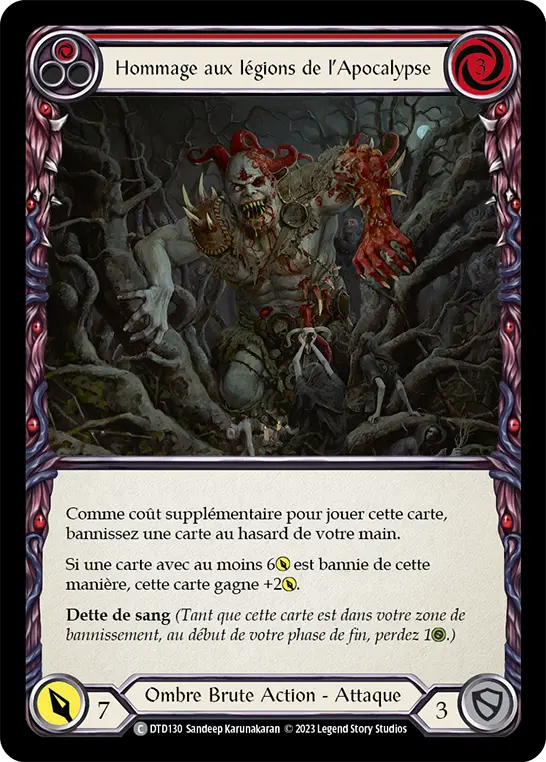 Card: Tribute to the Legions of Doom (red)