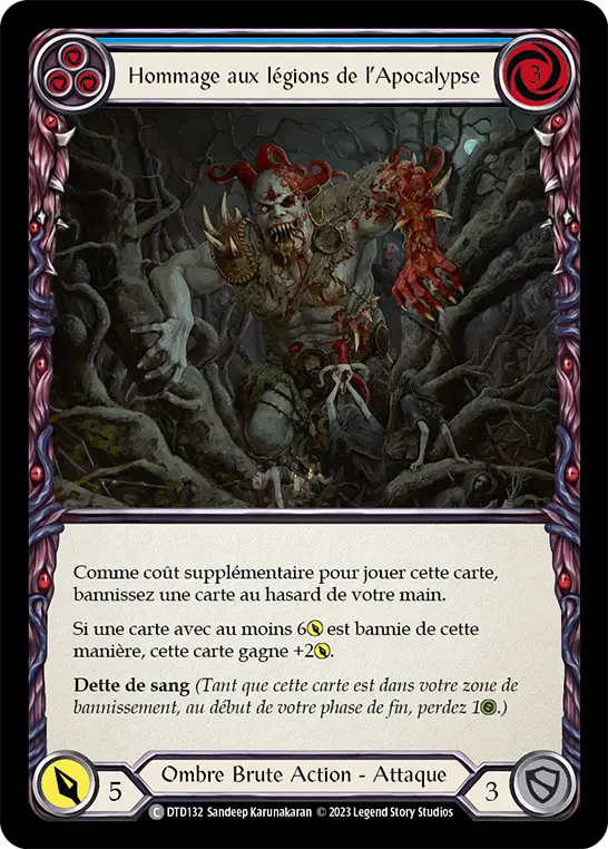 Card: Tribute to the Legions of Doom (blu)