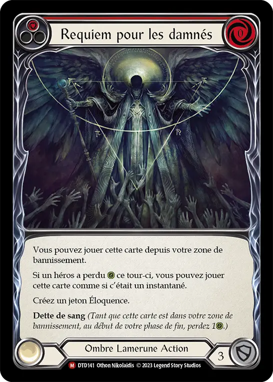 Card: Requiem for the Damned (red)