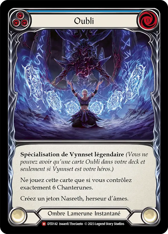 Card: Oblivion (blu)