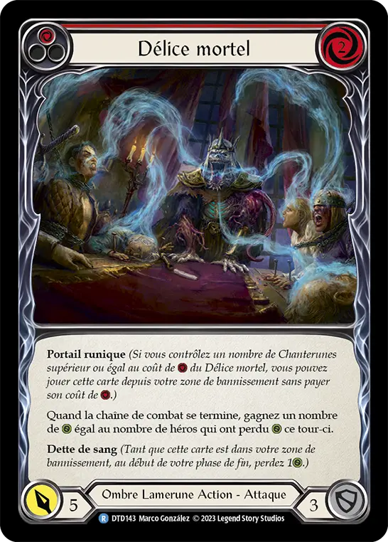 Card: Deathly Delight (red)