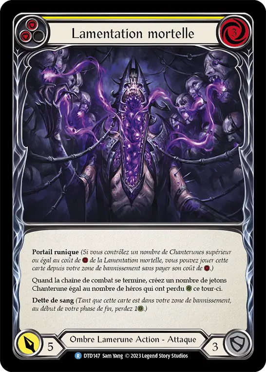 Card: Deathly Wail (yel)
