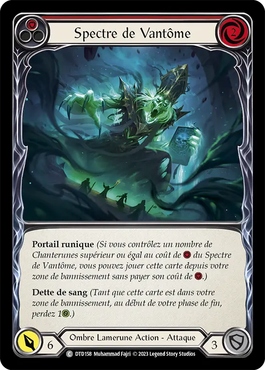Card: Vantom Wraith (red)