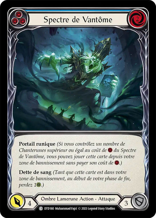 Card: Vantom Wraith (blu)