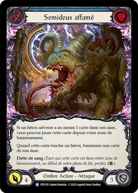 Card: Hungering Demigon (blu)