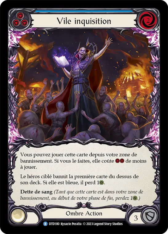 Card: Vile Inquisition (blu)