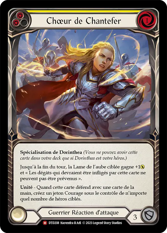 Card: Chorus of Ironsong (yel)