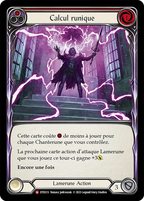 Card: Runic Reckoning (red)