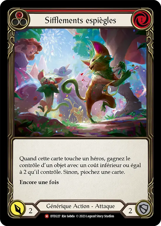 Card: Mischievous Meeps (red)