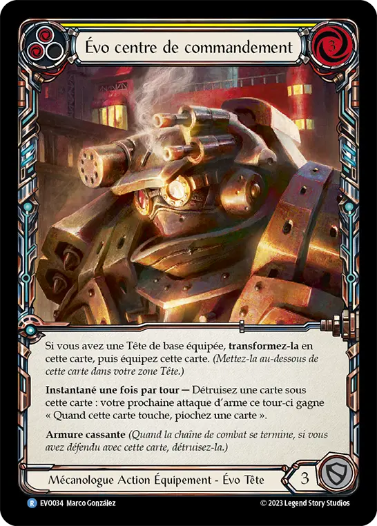 Card: Evo Command Center (yel)