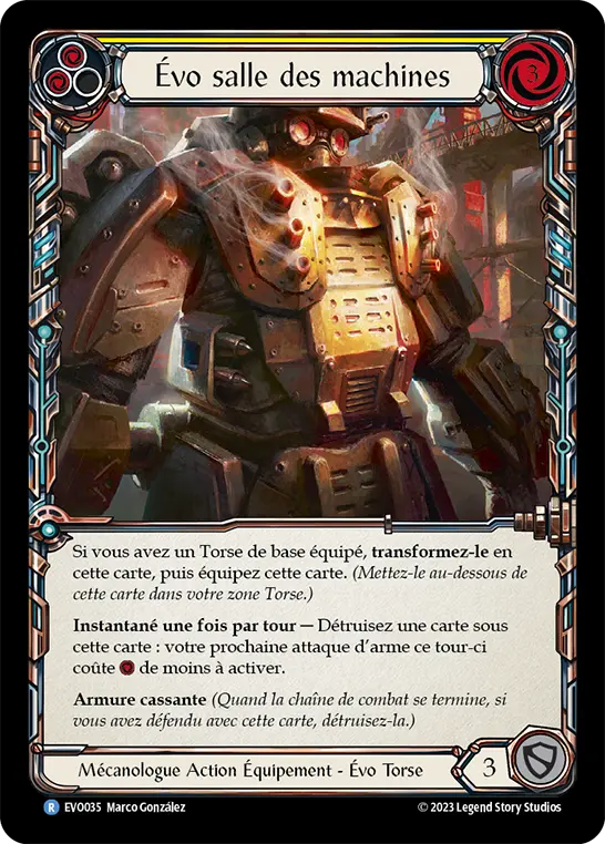 Card: Evo Engine Room (yel)