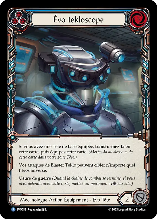Card: Evo Tekloscope (blu)