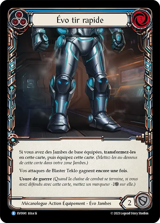 Card: Evo Rapid Fire (blu)
