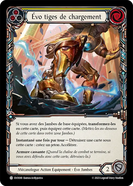 Card: Evo Charging Rods (yel)