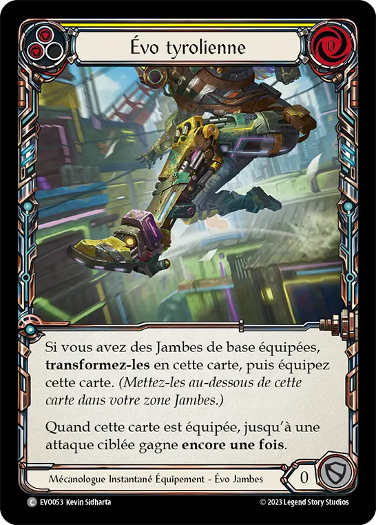 Card: Evo Zip Line (yel)