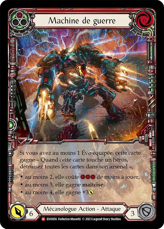 Card: War Machine (red)