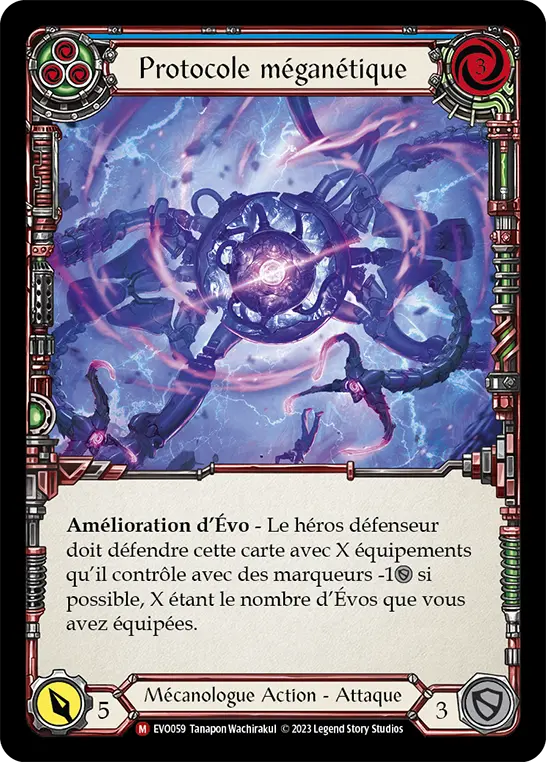 Card: Meganetic Protocol (blu)