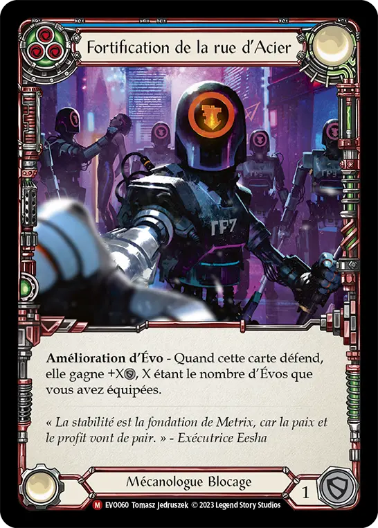 Card: Steel Street Enforcement (blu)